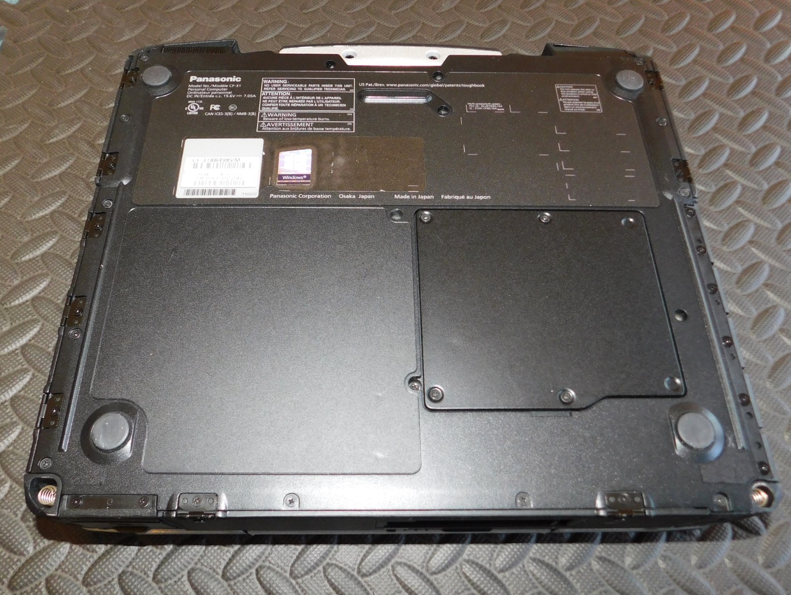 Panasonic Toughbook CF31 MK6 CORE i5 7300U 2.7GHZ 16GB RAM 512GB SSD Win 11 Pro