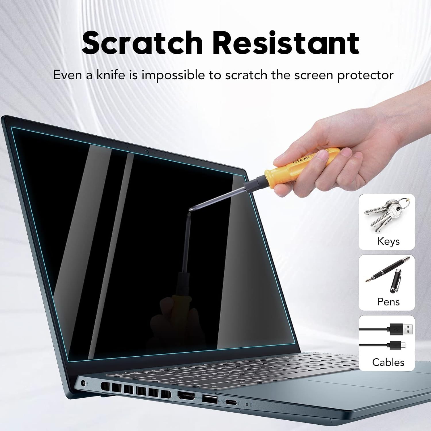 Tempered Glass Screen Protector for 11.6 Inch Laptops – Bubble Free & 9H Hardnes