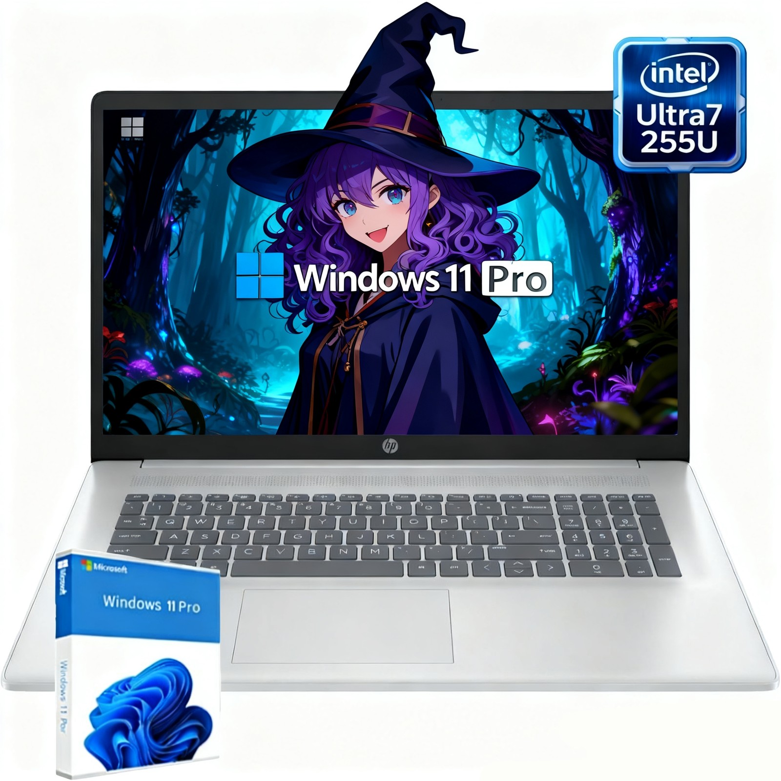 HP 17 17.3″ HD Touch Intel Core Ultra 7-255U 2.00GHz 16GB 1TB SSD Win 11 Pro