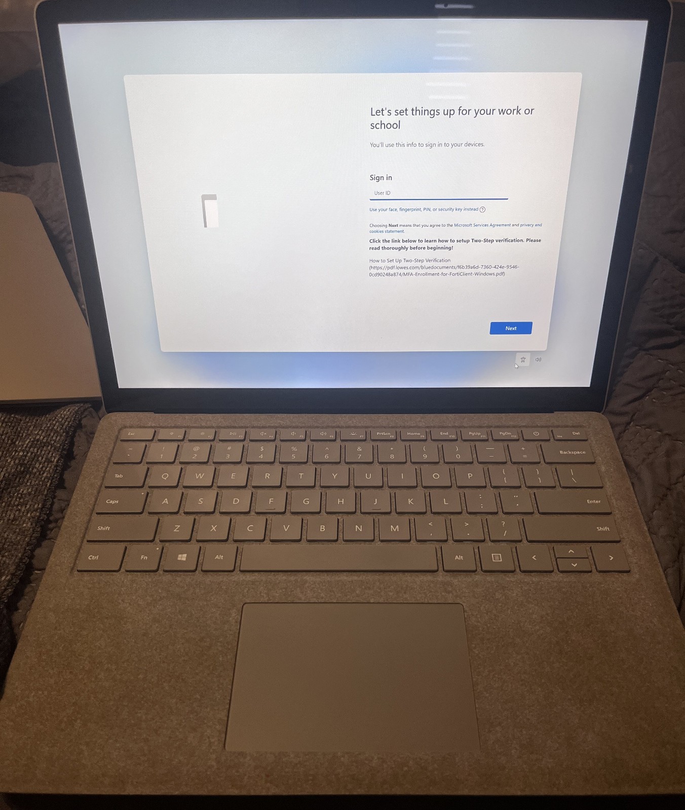 Microsoft Surface Laptop 1769 256GB SSD 8GB RAM i5-7300U – B- GRADE! READ DESC!
