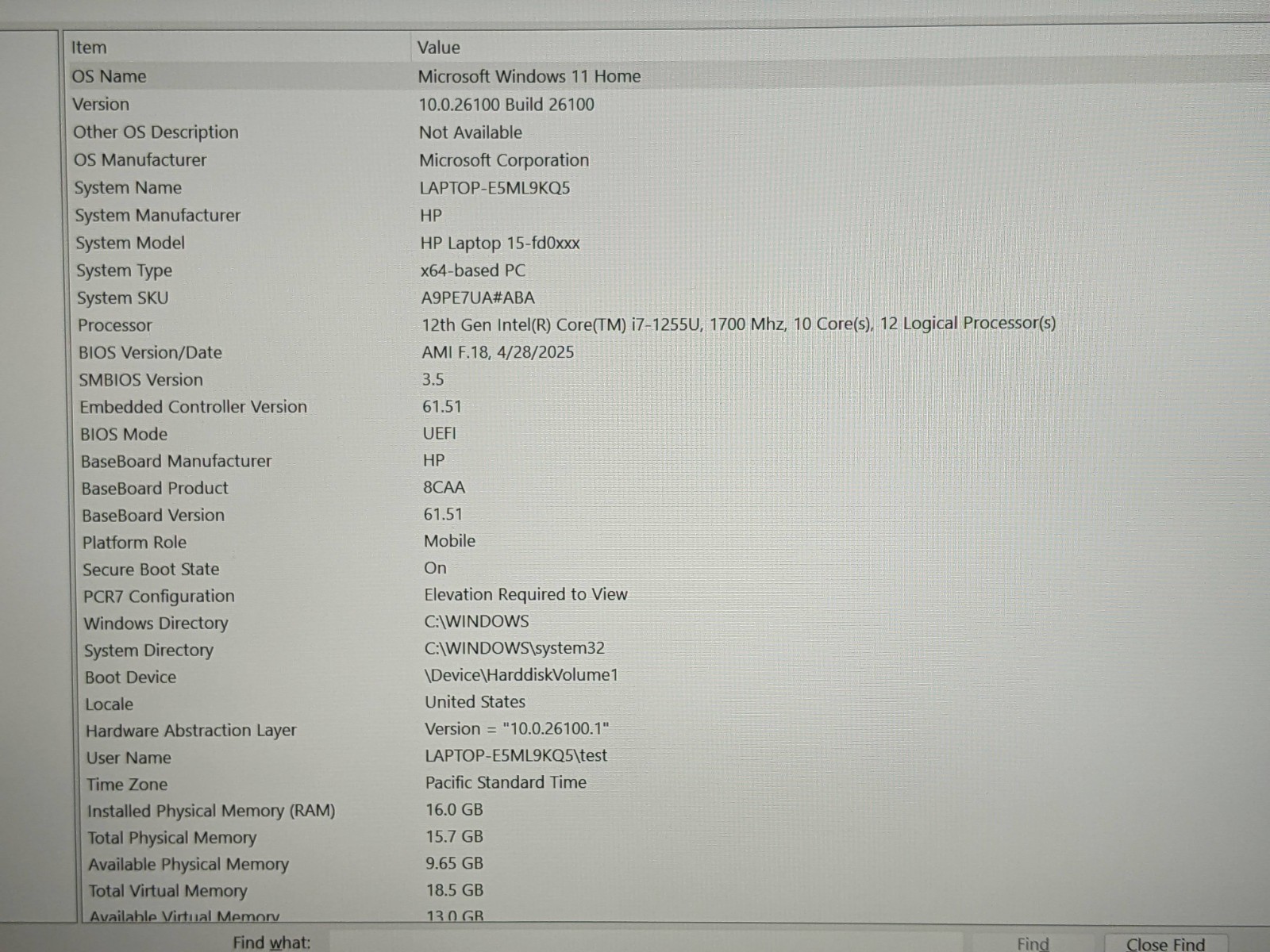 HP 15-fd0107dx 15.6″FHD TOUCH i7-1255U 1.7GHz 16GB 512GB SSD W11Home 98tt +PA