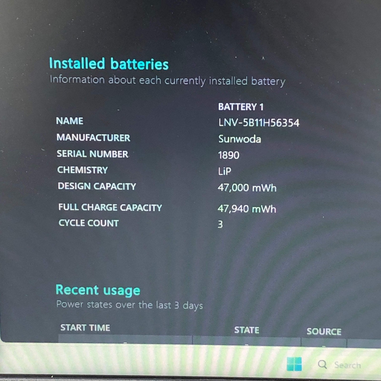 Broken Lenovo 100w Gen 4 11.6″ N100 0.8Ghz 4GB RAM 128GB SSD /Bad Battery
