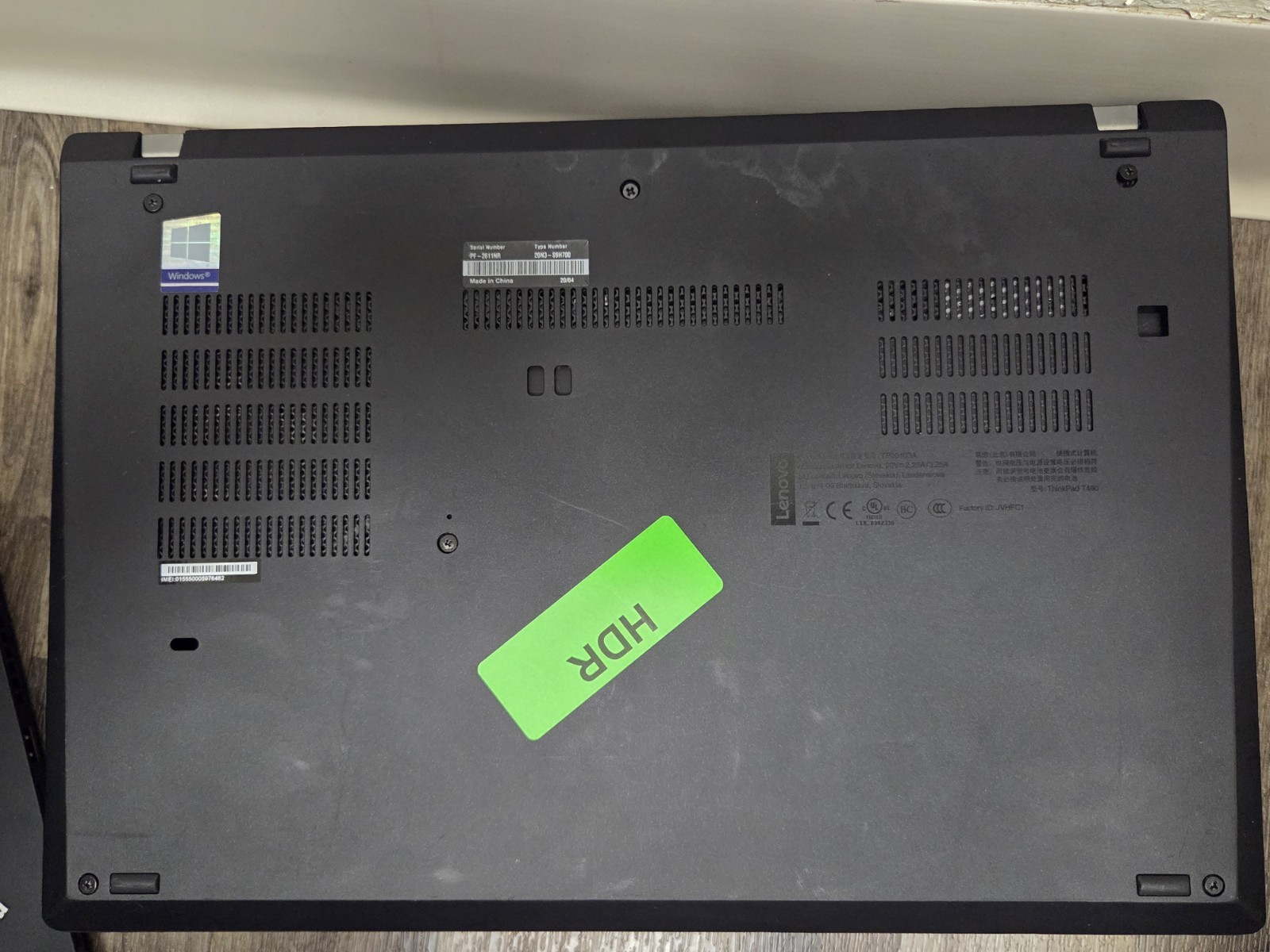 Lenovo ThinkPad T490 Laptop 14-inch Core i7 8th Gen, 16gb Ram, NO SSD