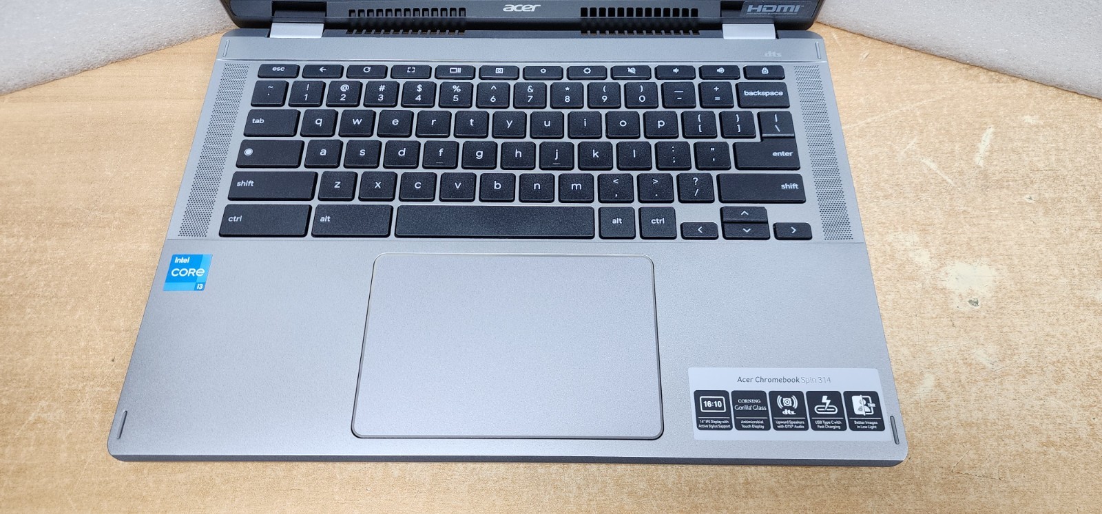 Acer Chromebook Spin 314 14″ 2-in-1 FHD – 8GB RAM – 128GB – FOR PARTS/REPAIR