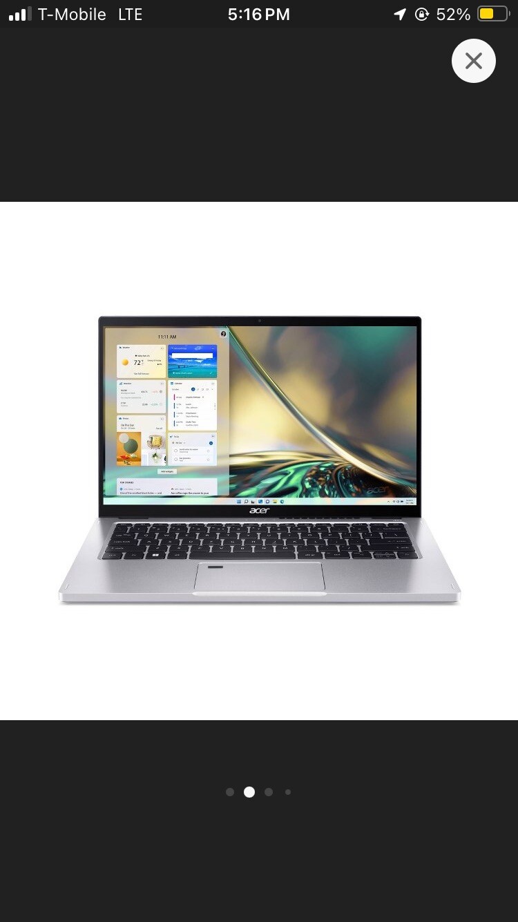 Acer Spin 3 SP314-55 14″ (256GB SSD, Intel Core i3 12th Gen., 4.40 GHz, 8GB)…