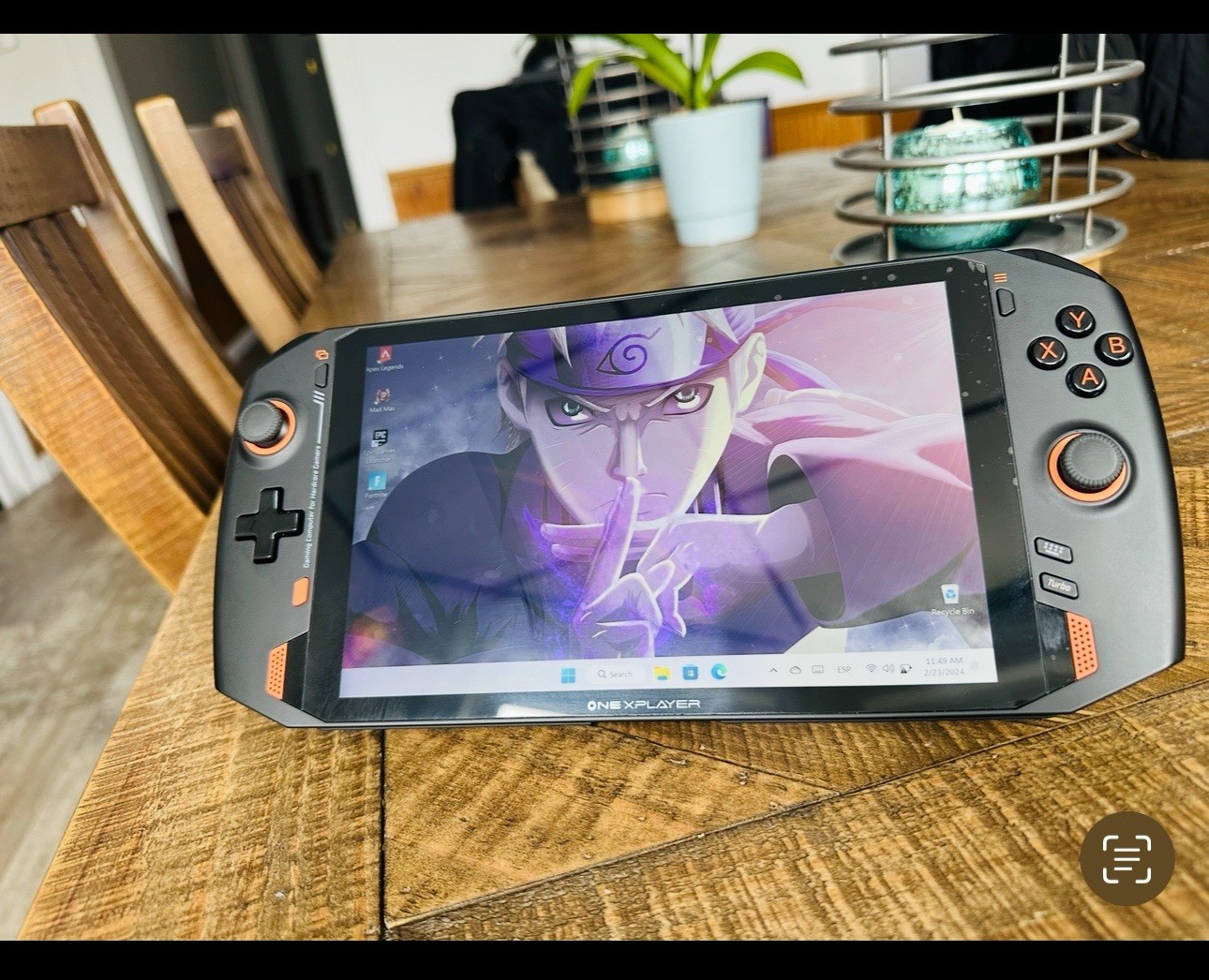 OneXPlayer UMPC Gaming Handheld Windows 11 8.4″ Black Orange Touchscreen Wi-Fi
