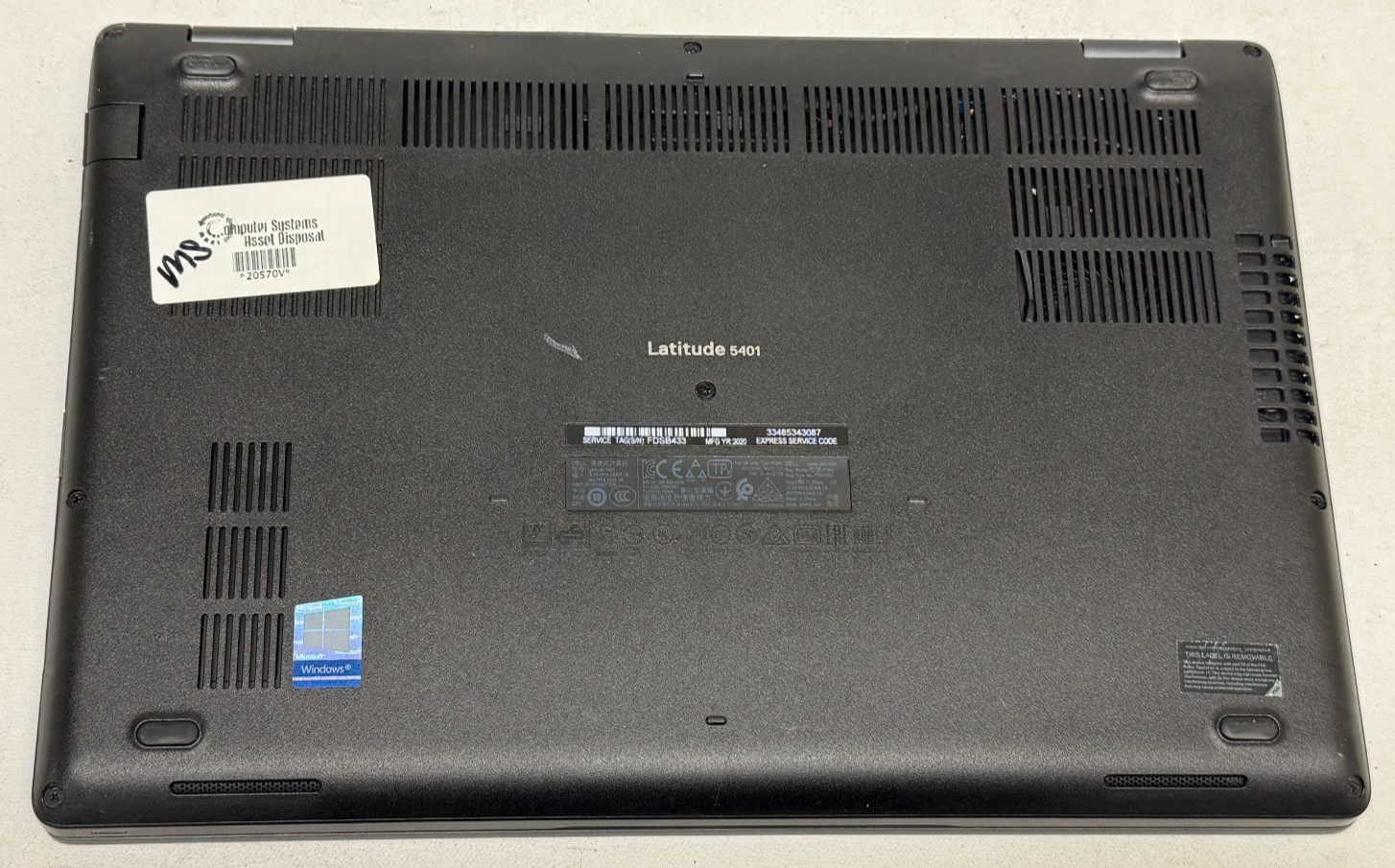Dell Latitude 5401 14″ (i5-9400H 2.50GHz – 8GB RAM – 256GB SSD – Win11Home)*