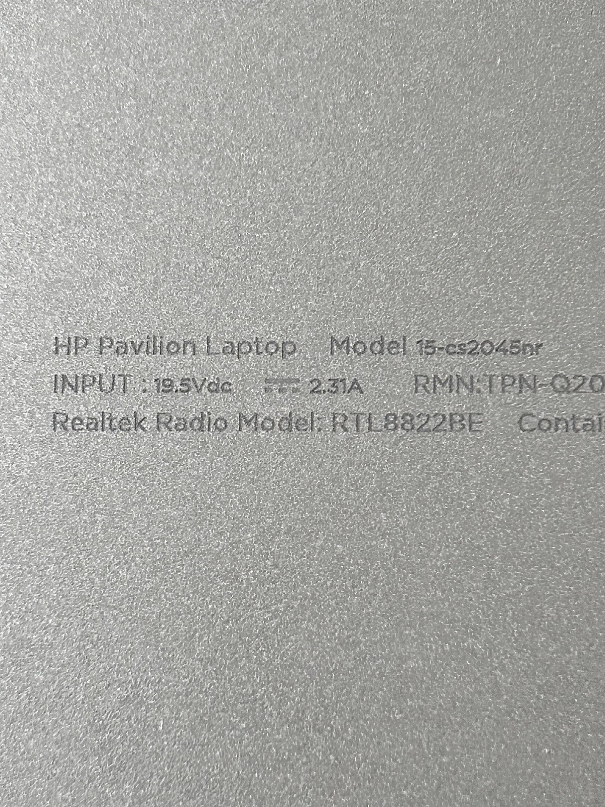 HP Pavillion 15-CS2045NR laptop , Bang & Olufsen sound