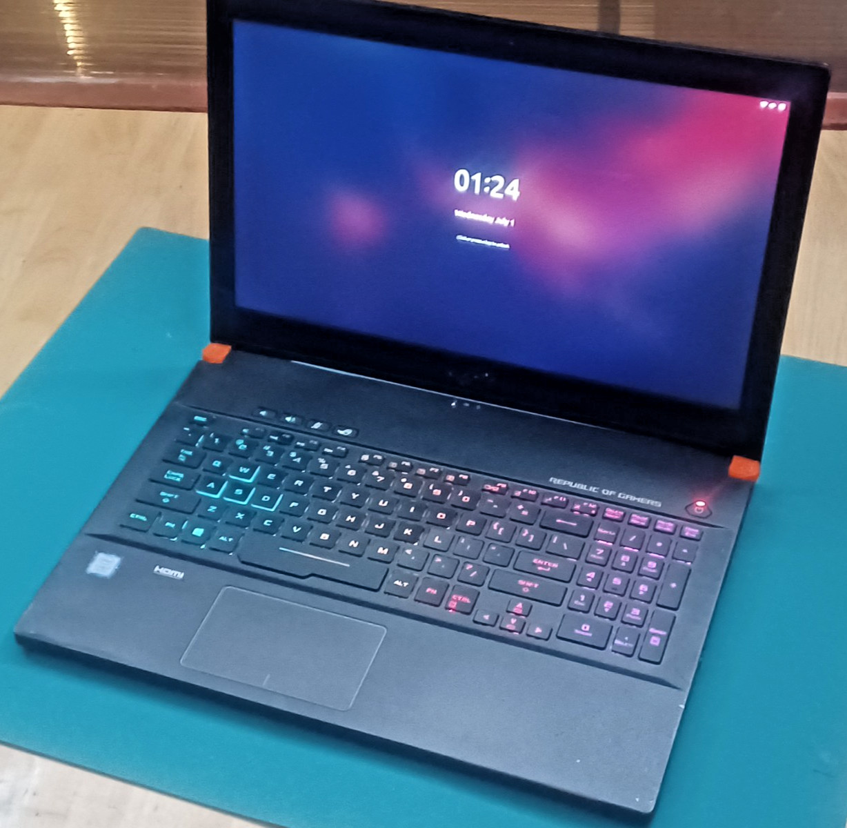 ASUS GU501G, Core i7 8th, GTX 1060, 8 GB RAM, 128 GB SSD, 200 GB HDD, Ubuntu 25