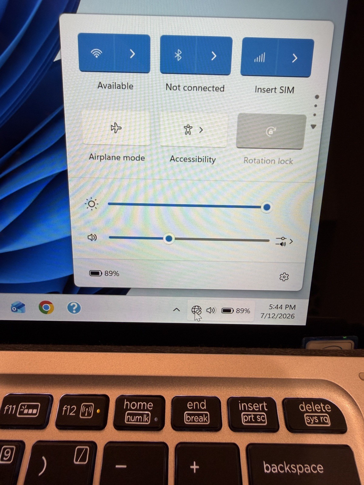 HP Elite x2 1012 G1, Intel Core m5-6Y54 @ 1.1GHz, 8GB RAM, 1TB SSD, Win 11 Pro
