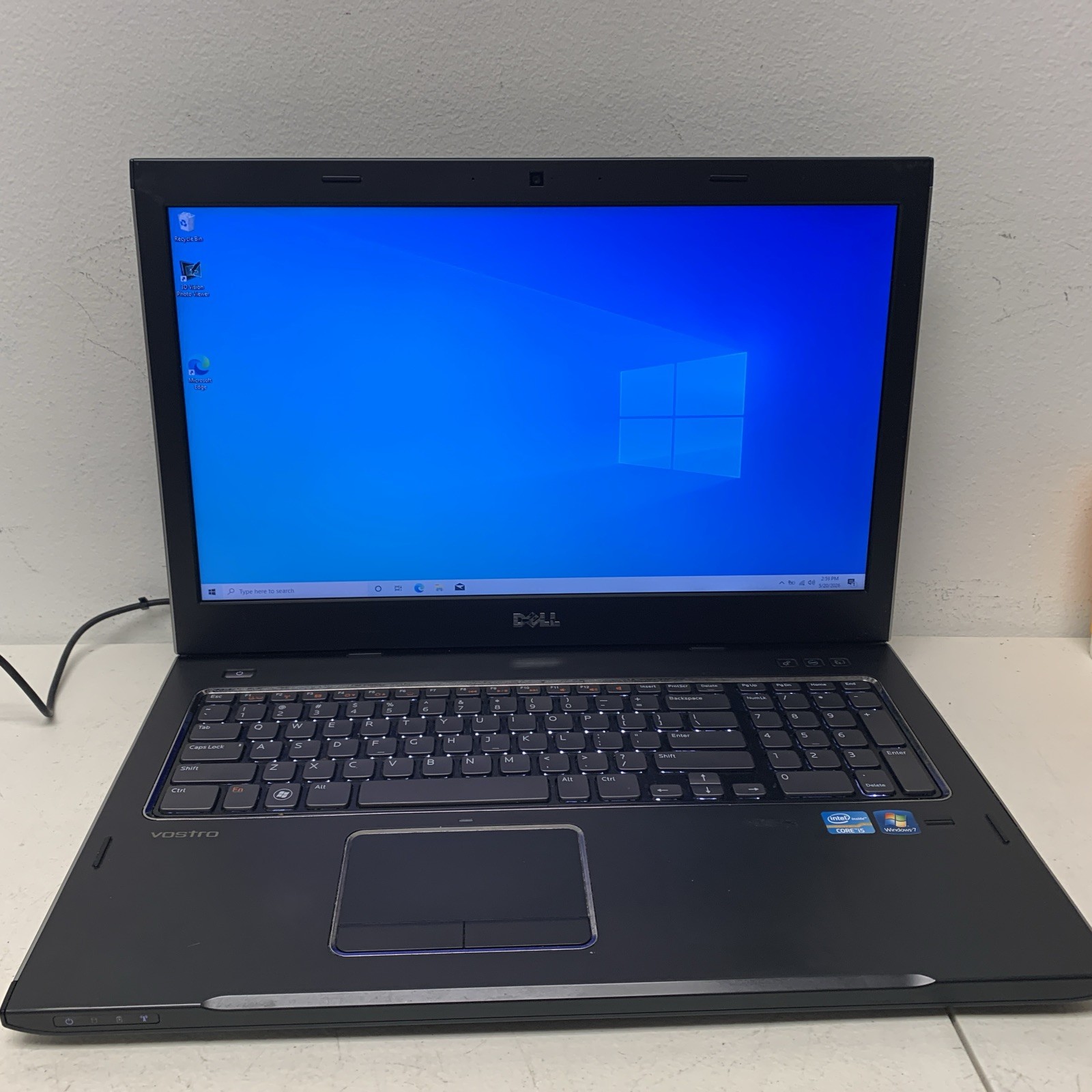 Dell Vostro 3750 17.3″ Intel Core i5-2410M2.30GHz 4GB Ram Wind 10 H Read Descrip