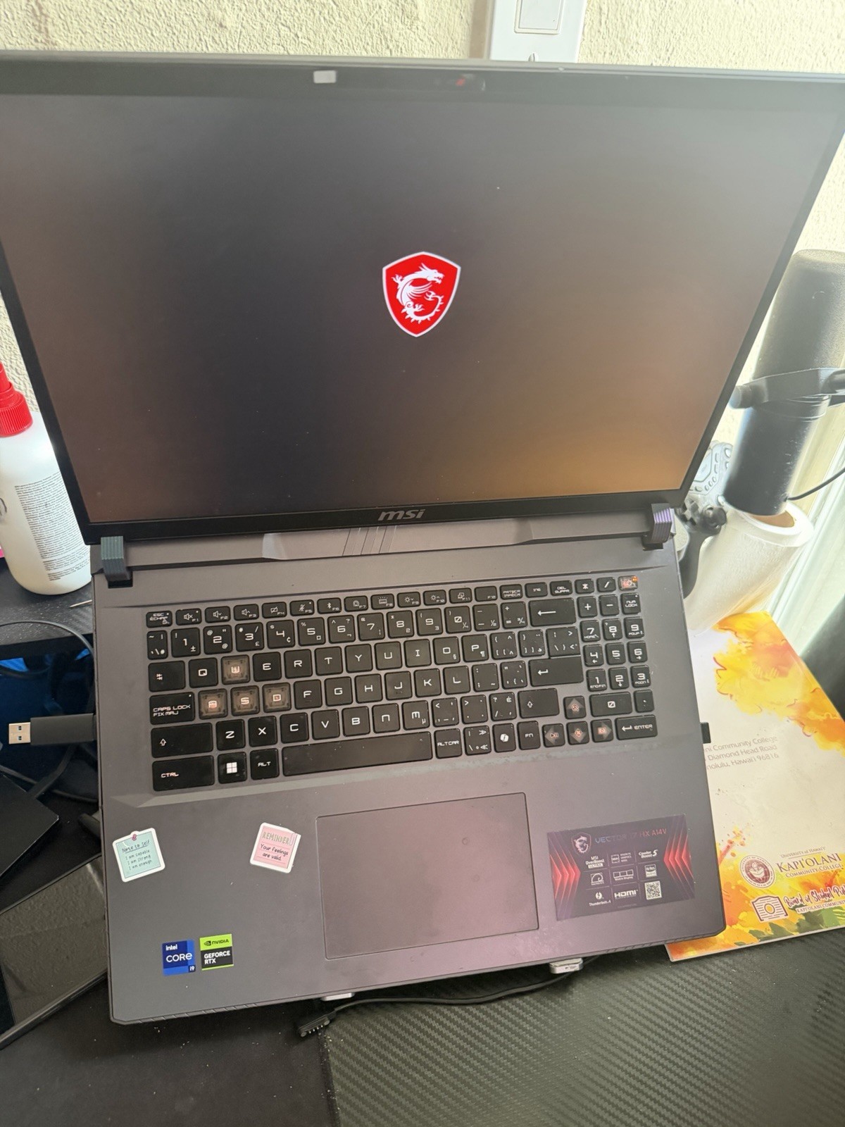 MSI Vector 17 HX A14VGG-270US Gaming Laptop i9-14900HX RTX 4070 32GB RAM 1TB SSD