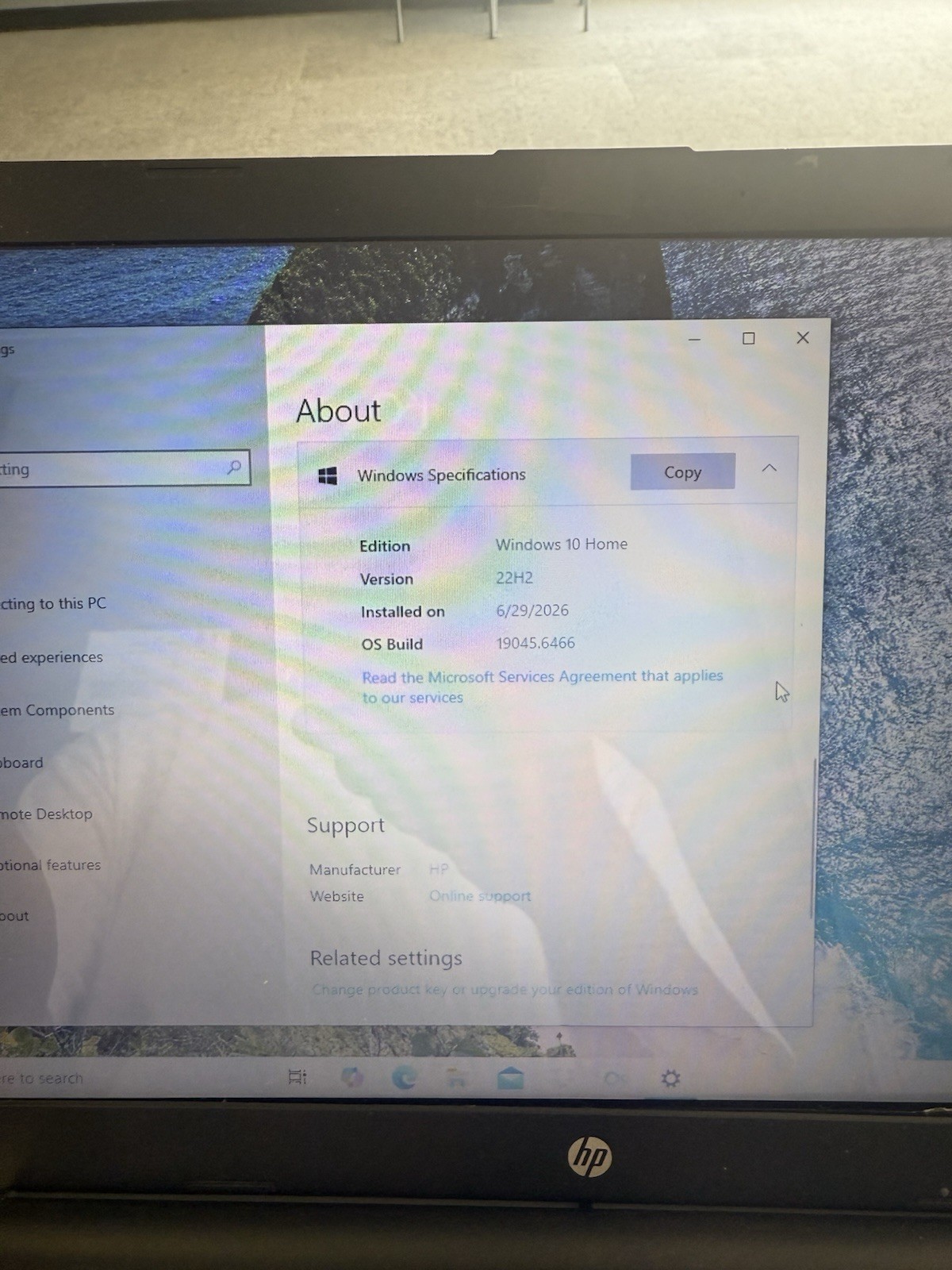 HP 15-bs060wm Core i3 Processor 8GB RAM 1 TB 2.4ghz Windows 10 Parts Or Repair
