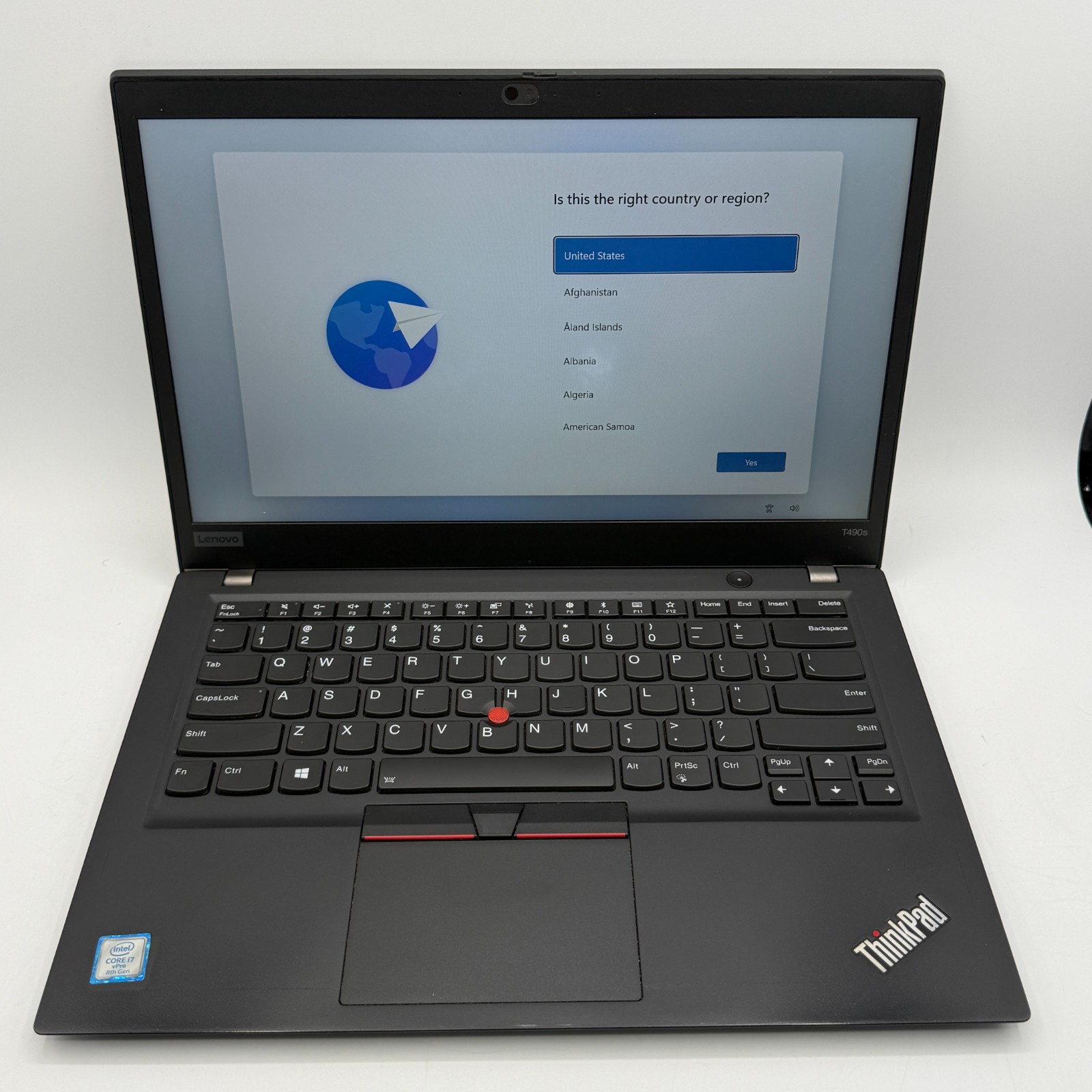 Lenovo ThinkPad T490s i7-8565U 16GB 256GB SSD Win11 Pro READ Laptop Bat 98% READ