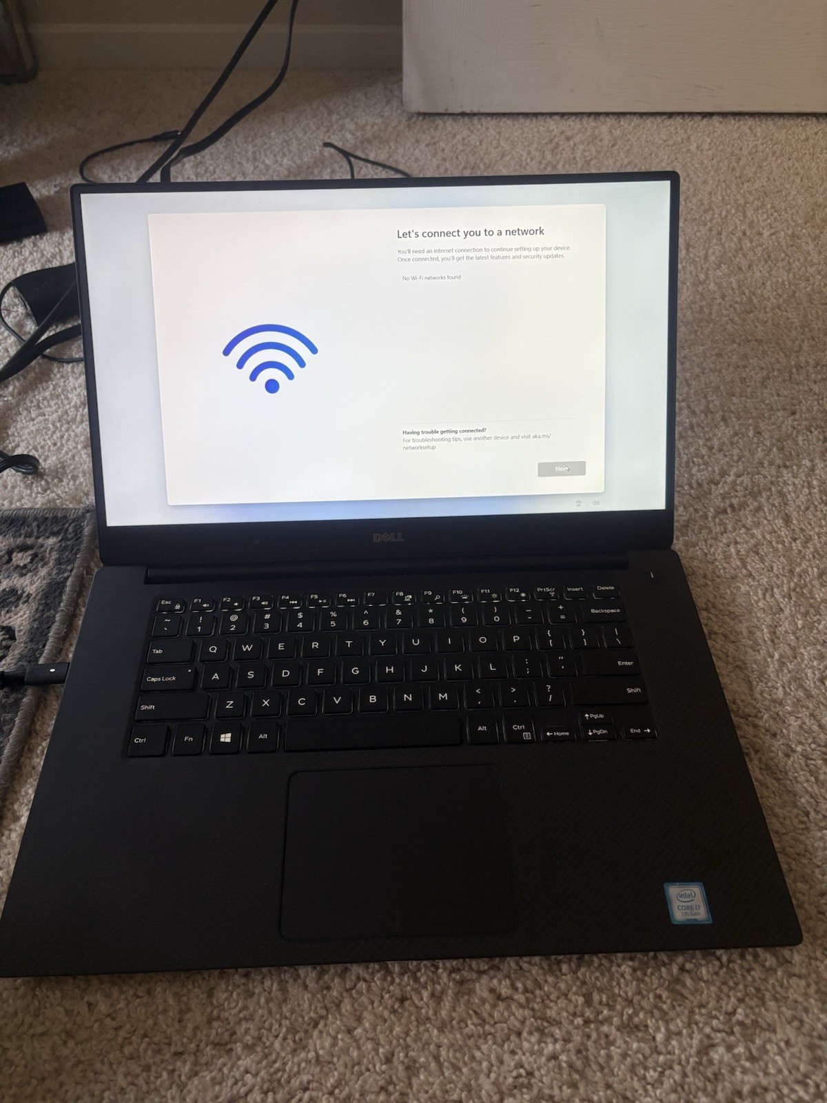 Dell XPS 15 9560 15.6″ i7-7700HQ 16GB SSD GTX 1050 Win11 Pro Silver