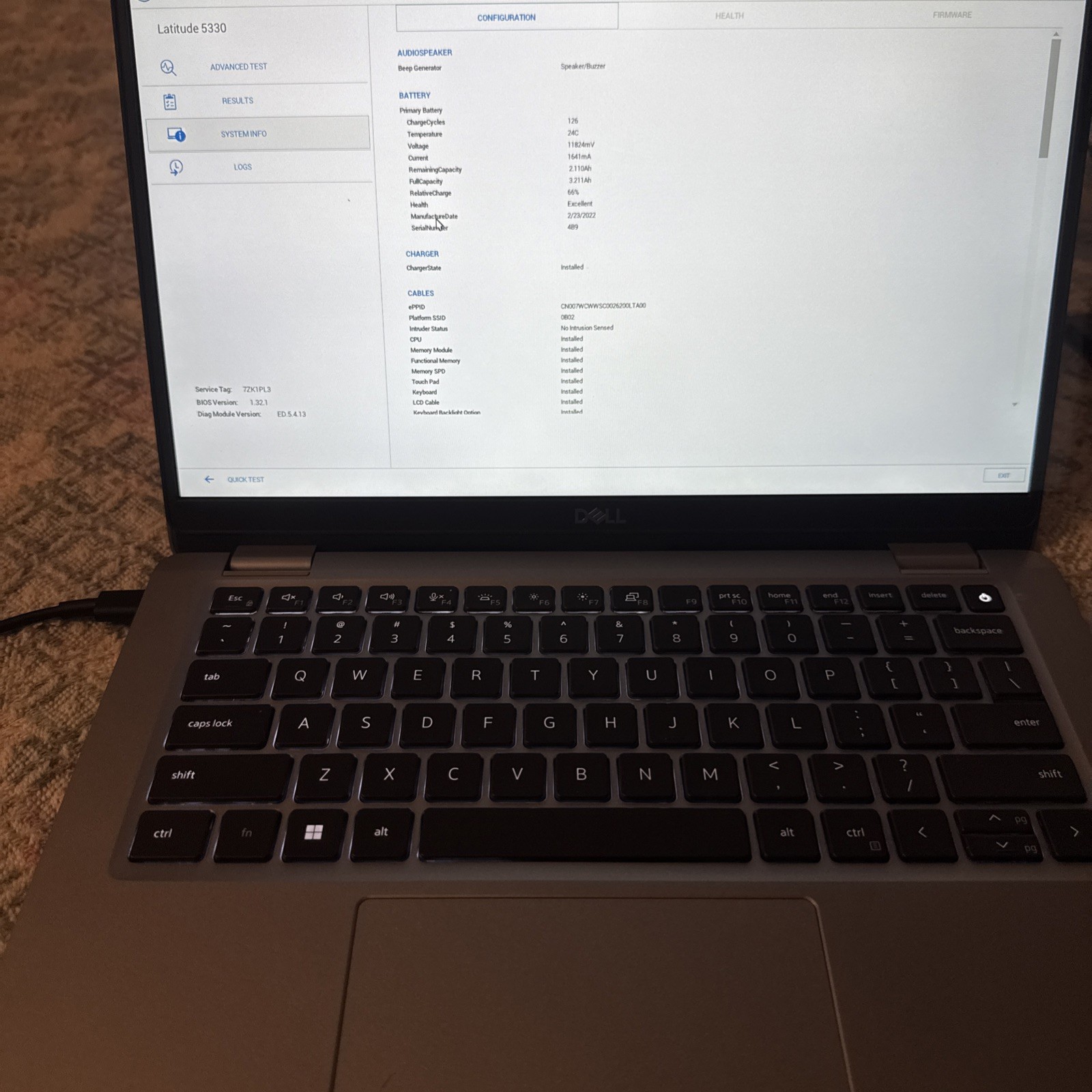 Dell Latitude 5330 13in Intel Core i5 12th Gen 16GB SSD USB-C Webcam