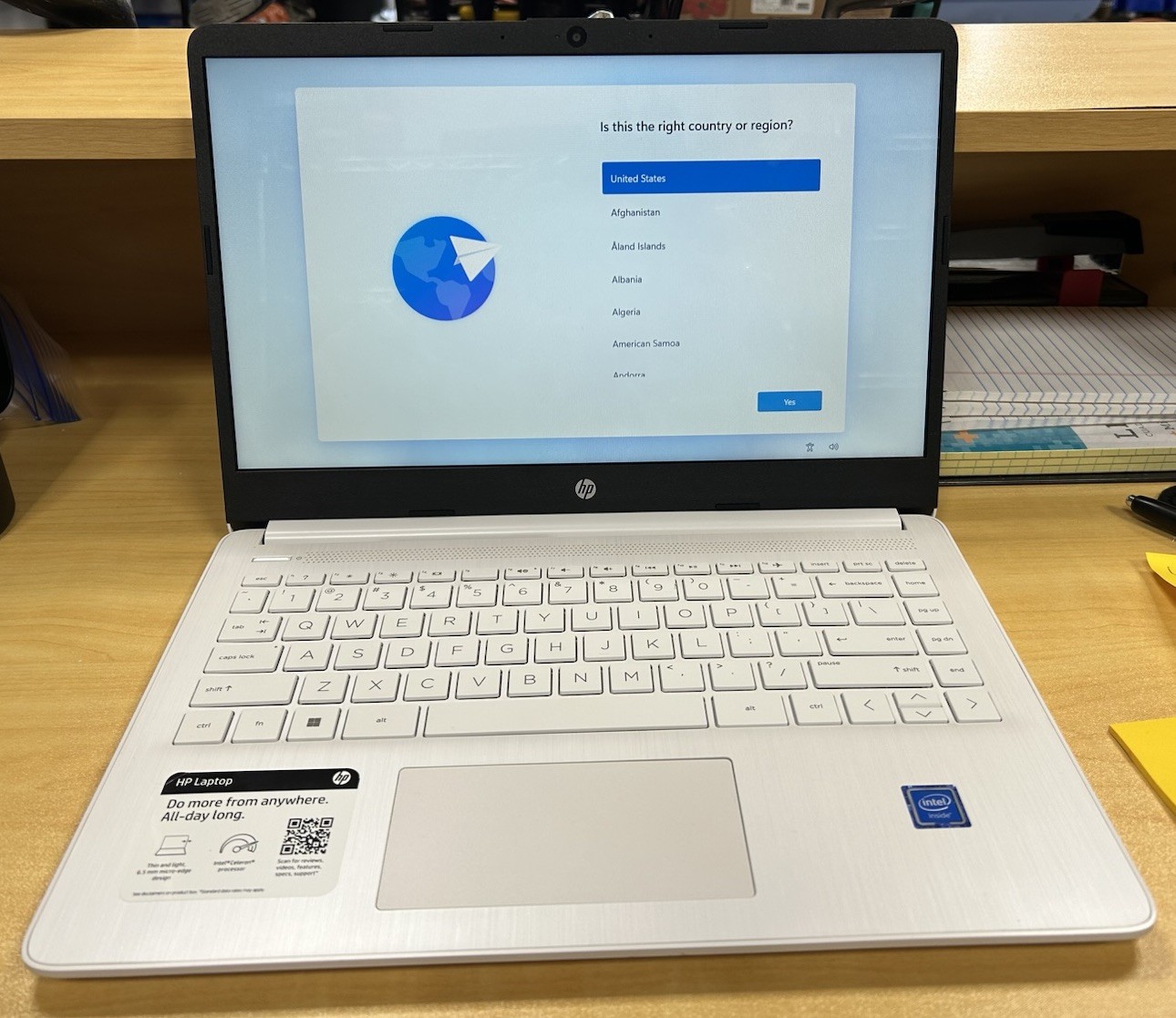 HP Laptop Model 14-dq0052dx 12″ Intel Celeron