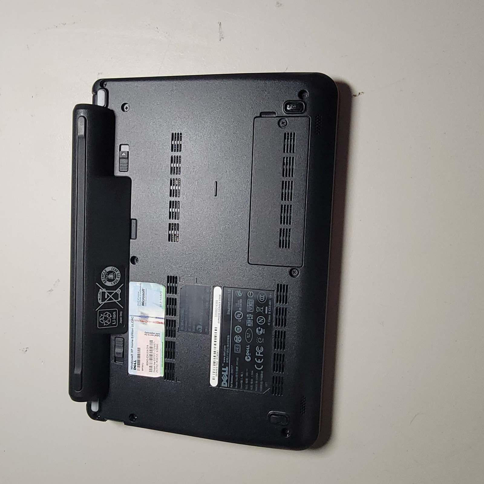 No Charger Bad Battery Dell Inspiron Mini 10 Intel Atom N270 1600MHz 1 GB 160gb
