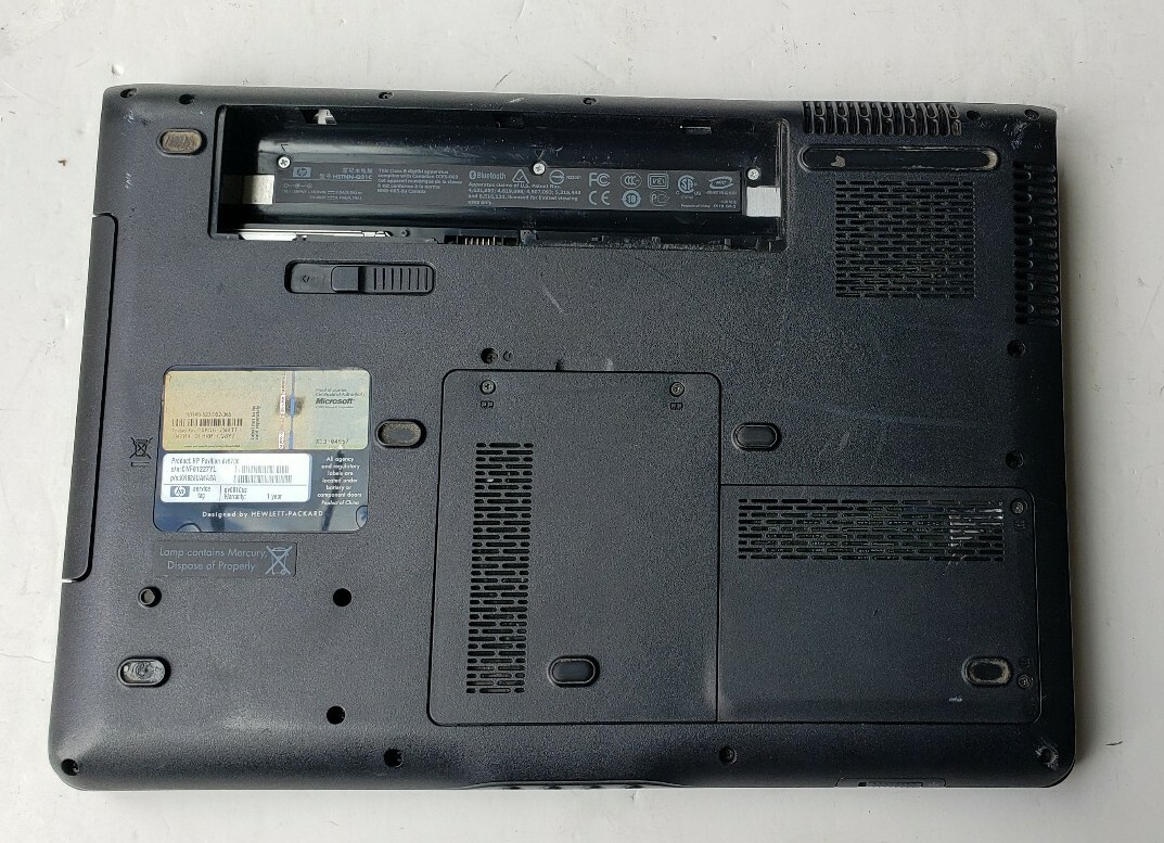 HP Pavilion DV6000 AMD Turion 64 X2 2GB RAM 0GB HDD