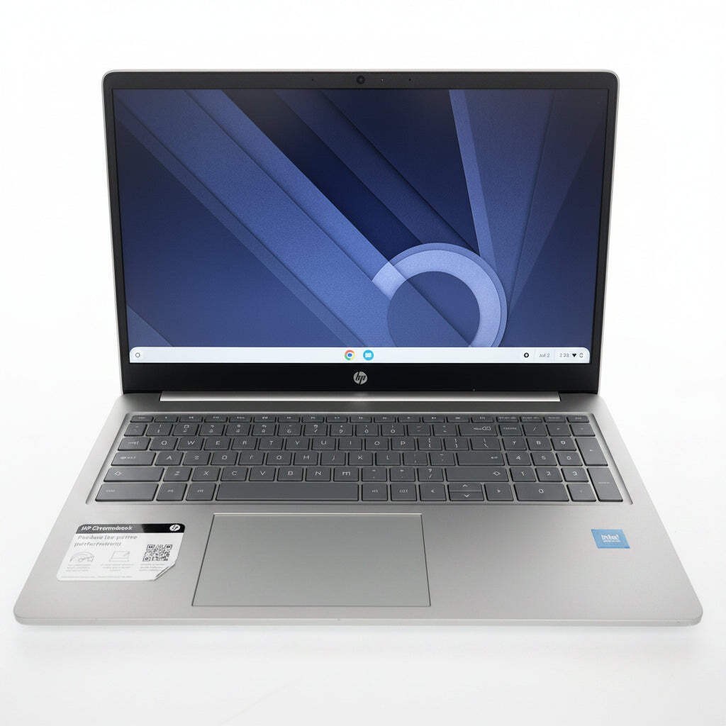 HP Chromebook 15a-nb0013dx – 15.6″ Intel N200 3.2 GHz, 8GB RAM, 64GB w/ Charger