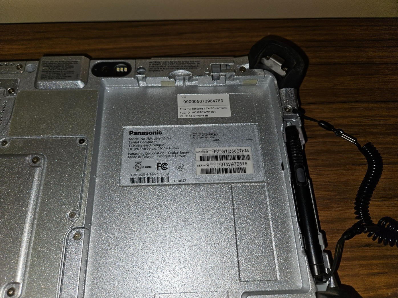 Panasonic FZ-G1 Toughpad Tablet Intel i5 2.4GHz 8GB RAM Parts/Repair