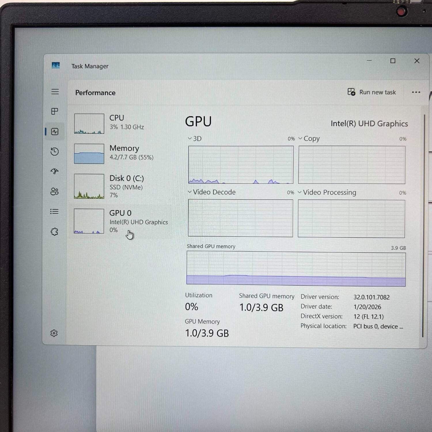 Lenovo ideapad 1i 15IAU7 15.6″ i3-1215U 1.2GHz 8GB RAM 256GB SSD