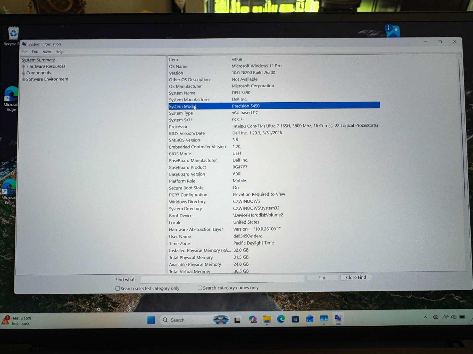 Dell Precision 5490 14″ QHD 3.8 Ghz Ultra 7 165H 32GB 512GB RTX 2000 Ada