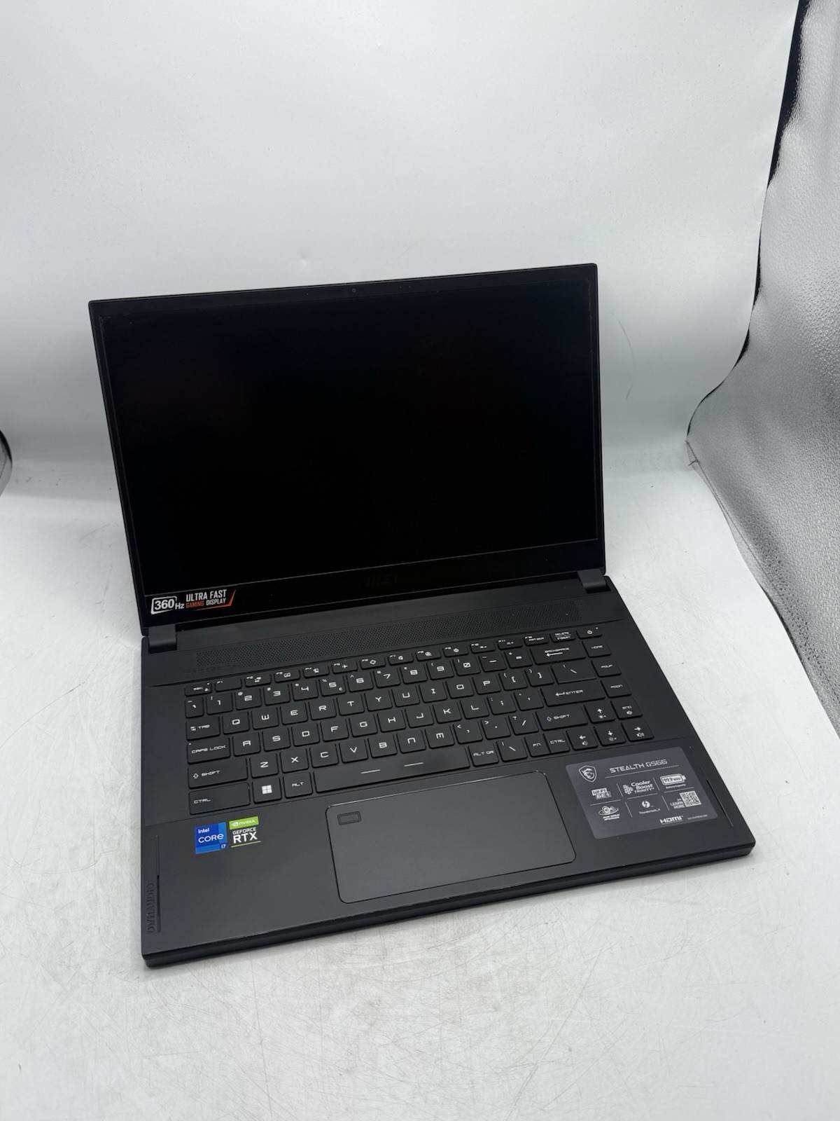 MSI Stealth GS66 12UGS i7-12700H Geforce RTX 3070 TI GPU READ