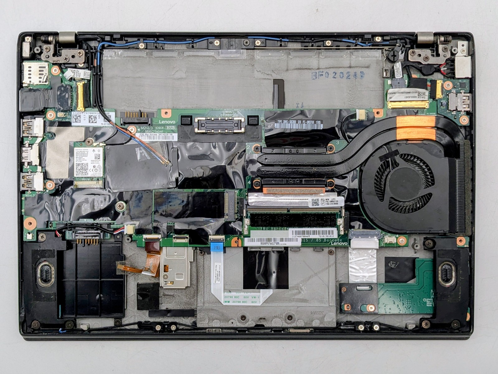 Lenovo ThinkPad T470s 14″ FHD I7-7600U Webcam Motherboard Palmrest *READ*