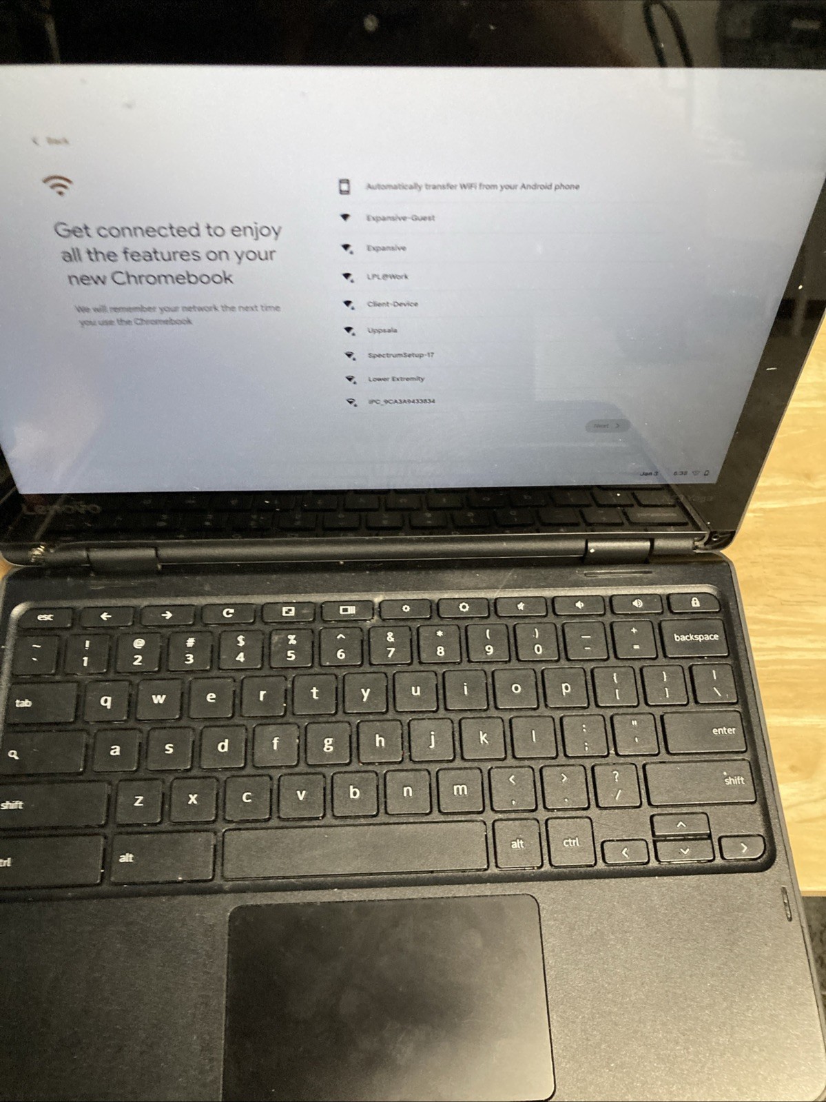 Lenovo 11.6″ 300e Gen 1 Chromebook Touchscreen 2in1 MediaTek 2.1GHz 4GB RAM 32GB