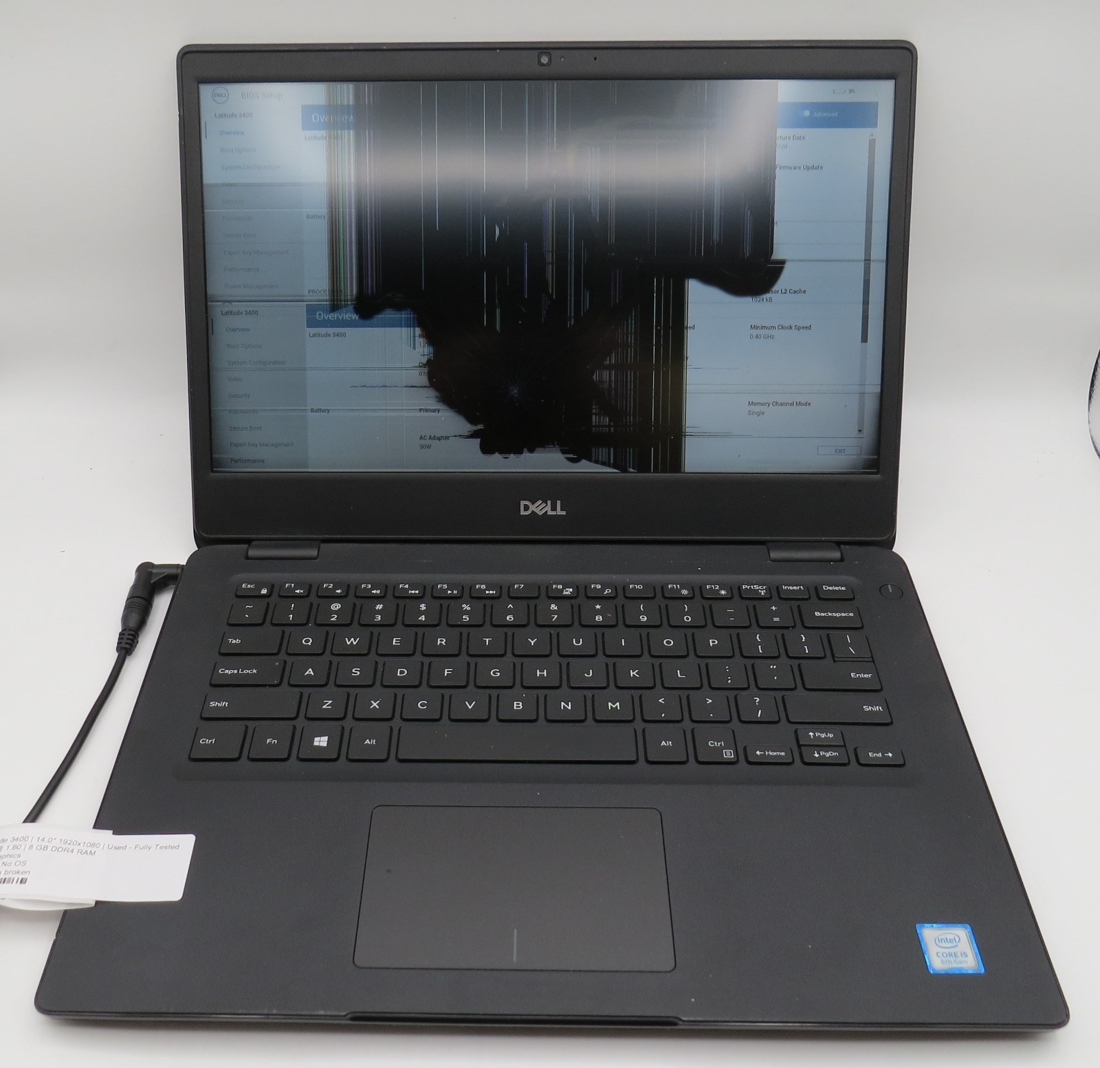 Dell Latitude 3400 | i5-8265U @ 1.6GHz | 8GB DDR4 | 14″ | No OS/HD/AC *PARTS*