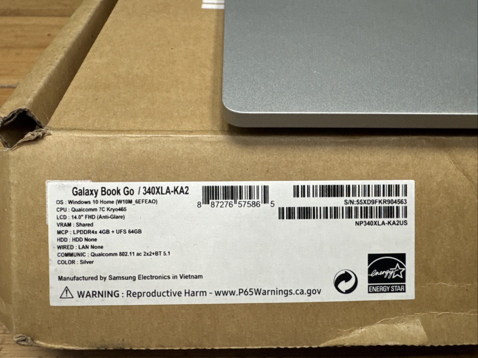 NEW Samsung Galaxy Book Go 14″ FHD, Qualcomm Snapdragon Gen 2 , 4GB RAM, 64GB