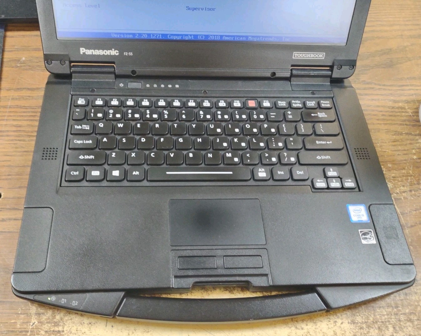 Panasonic ToughBook FZ-55 W/ i5-8365U, 512GB SSD, 16GB RAM. NON TOUCH