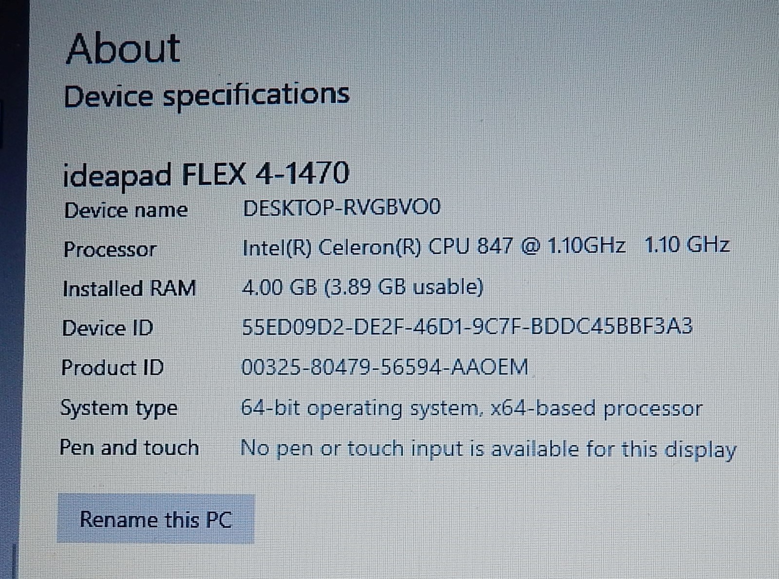 ASUS X201E 11.6″ Laptop Computer – Works, Dead Battery, 4GB/500GB/Windows (READ)