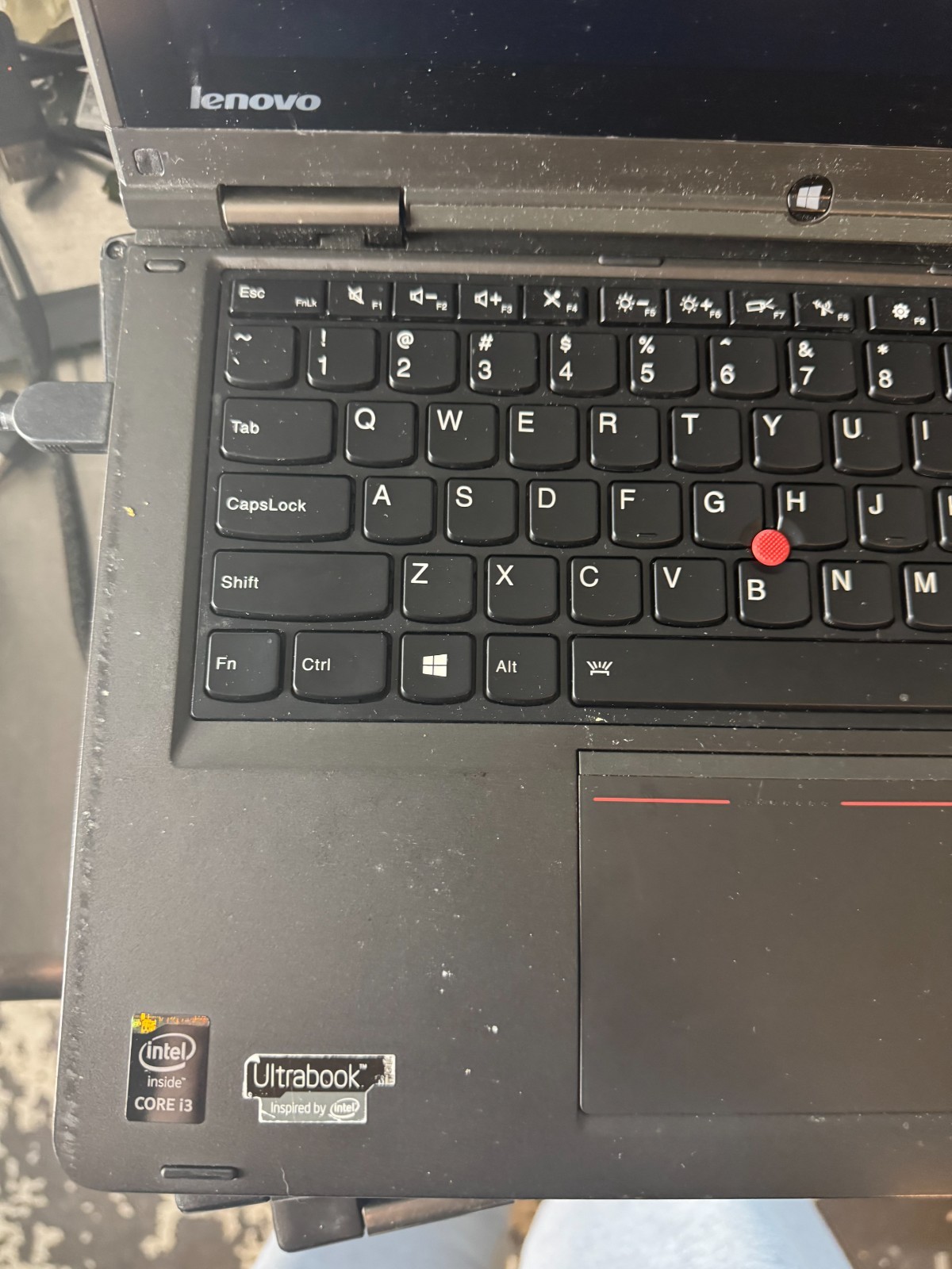Lenovo ThinkPad Yoga 12 Intel Core i3 Laptop for Parts/Repair #4742