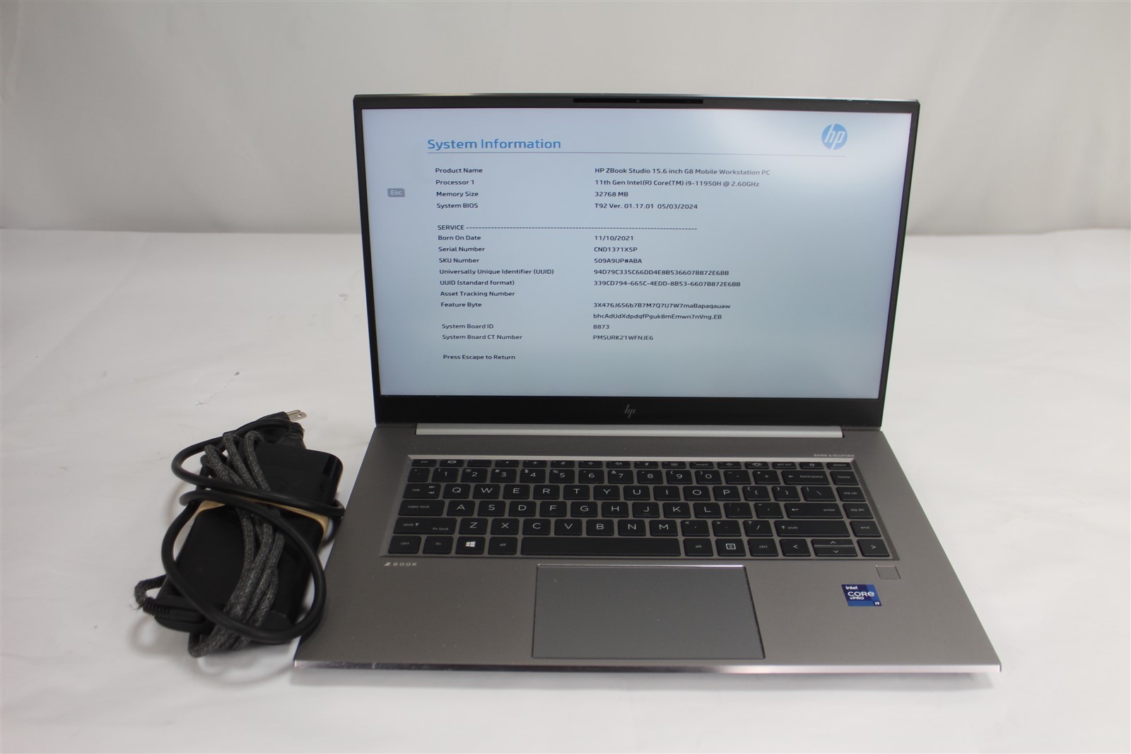 HP ZBook Studio G8 15.6″ i9-11950H 2.6GHz 32GB 1TB NVMe RTX 3070