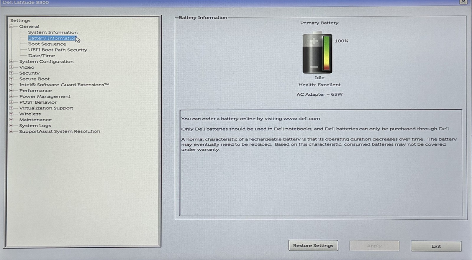 Dell Latitude 5500 15.6″ FHD i5 8265U 1.6 GHz 16Gb Ram 256 GB NVMe Win11 Pro