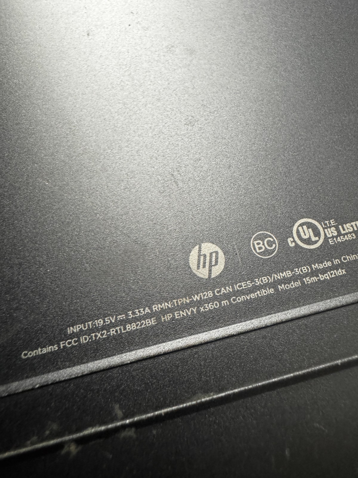 HP ENVY x360 Convertible 15m-bq1xx Ryzen 5 2500U Laptop for Repair #5688