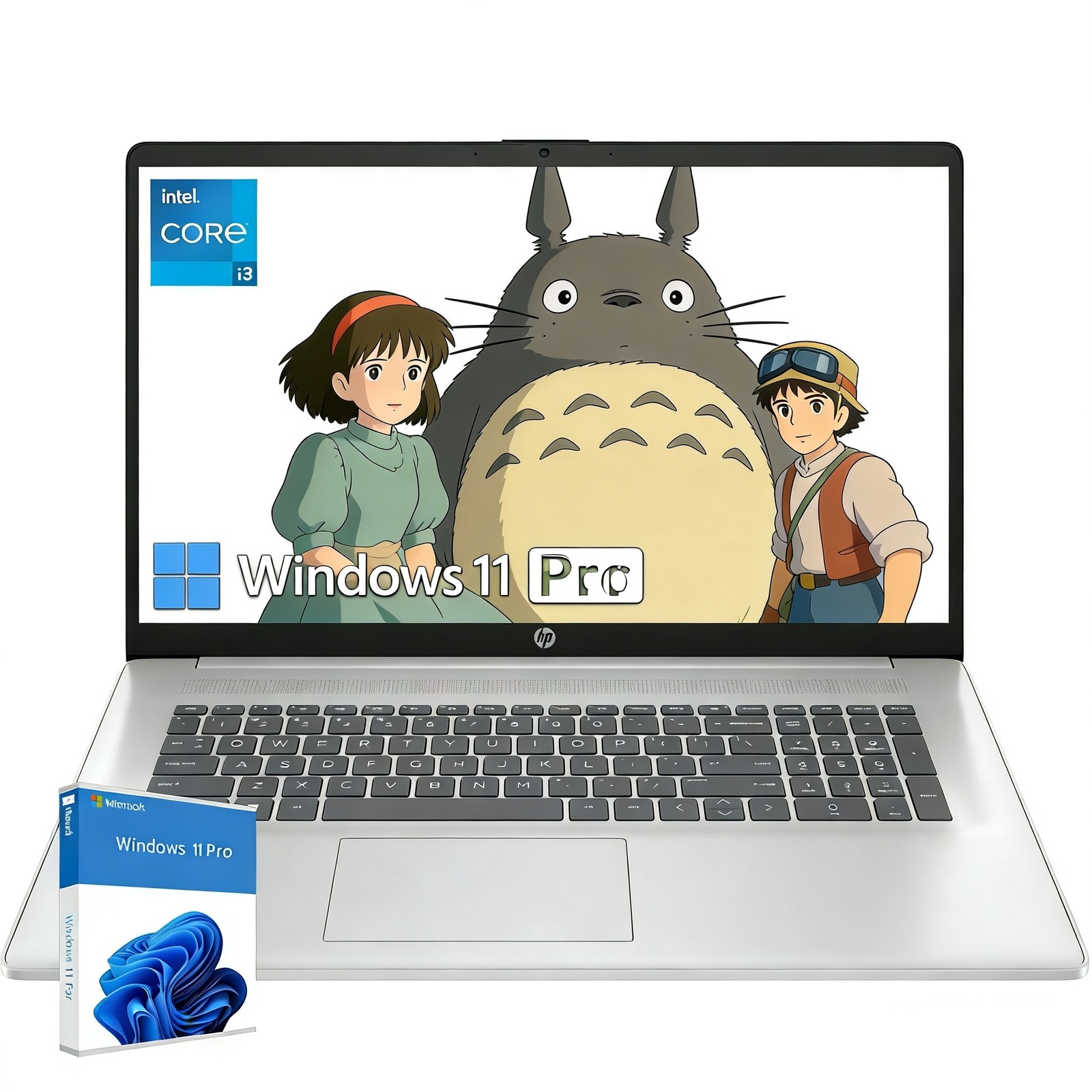 📍 HP 17.3″ HD+ Laptop 250 Nits IPS 8 Core Intel Core i3 32GB RAM 1TB Win11Pro