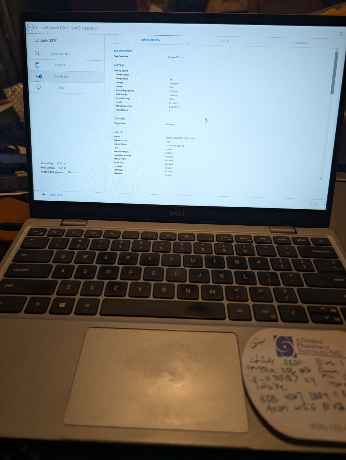 Dell Latitude 3320 13.3″ Core i5-1135G7 2.4GHz CPU 8GB RAM 256GB SSD W11 Laptop
