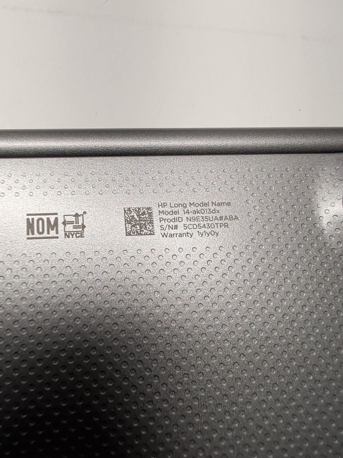 HP Chromebook 14-ak013dx White 14″ Intel Celeron Chrome OS Tested Working