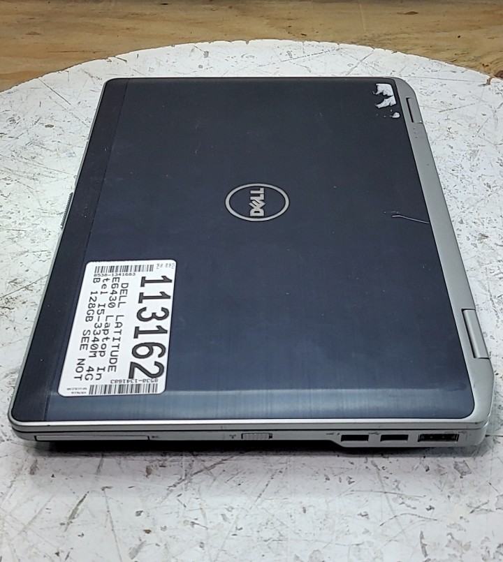DELL LATITUDE E6430 Laptop Intel I5-3340M 4GB 128GB SEE NOTES