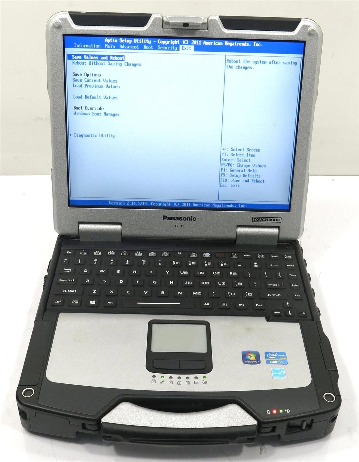 Panasonic ToughBook CF-31 Core i5-3340M 2.70GHz 4GB 750GB No OS