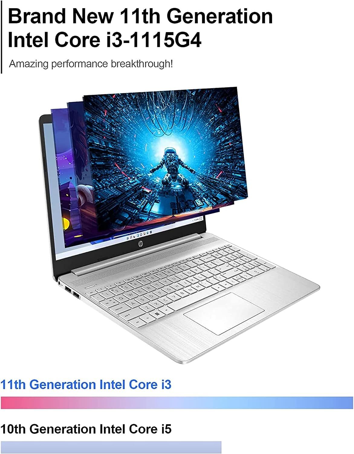 Newest HP Pavilion 15.6″ HD Touch Anti-Glare Laptop 16GB 1TB Intel 4.1Ghz Win11