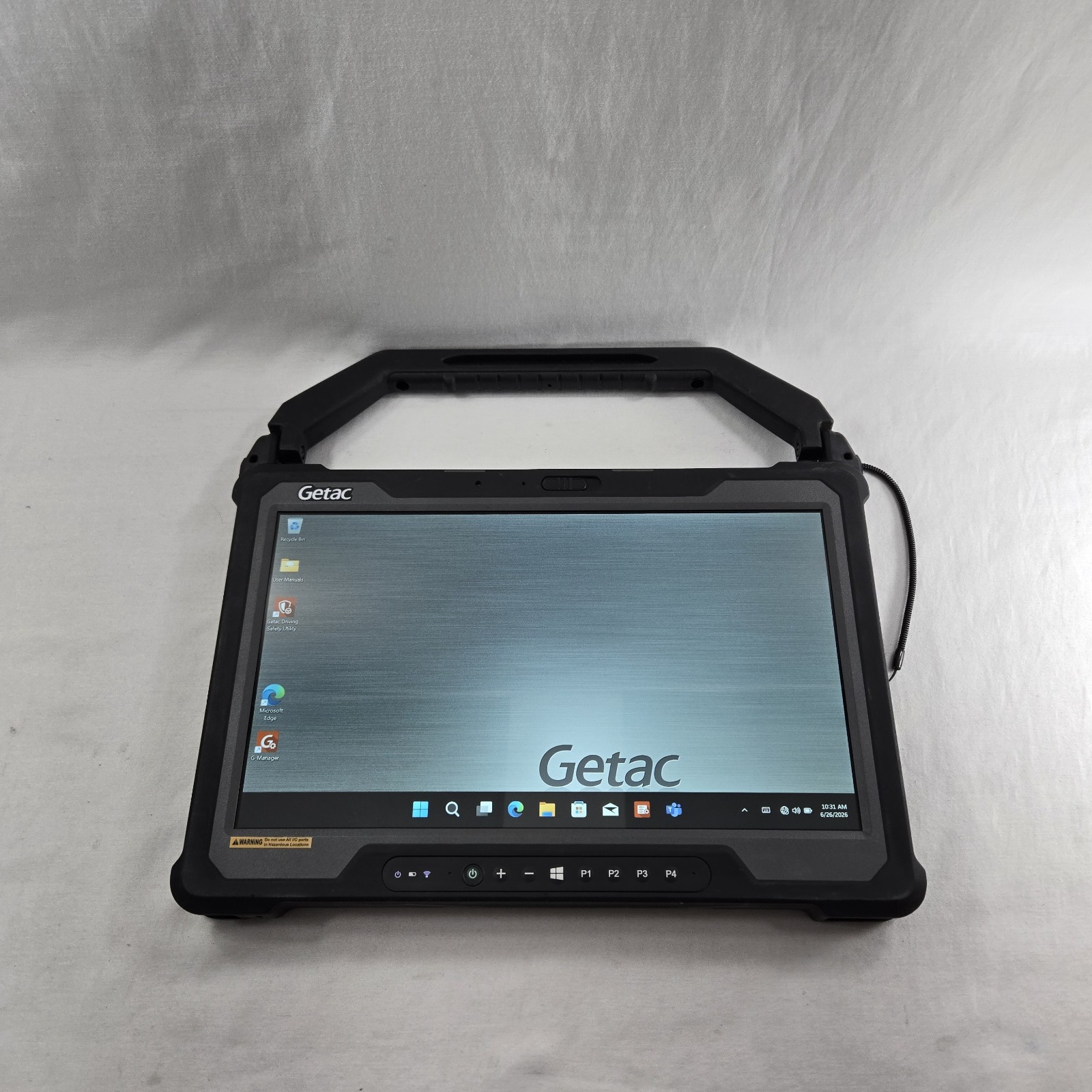 Getac A140 G2 Rugged Tablet Core i5-10310U 1.7GHz 512GB SSD 16GB Ram — Grade B+