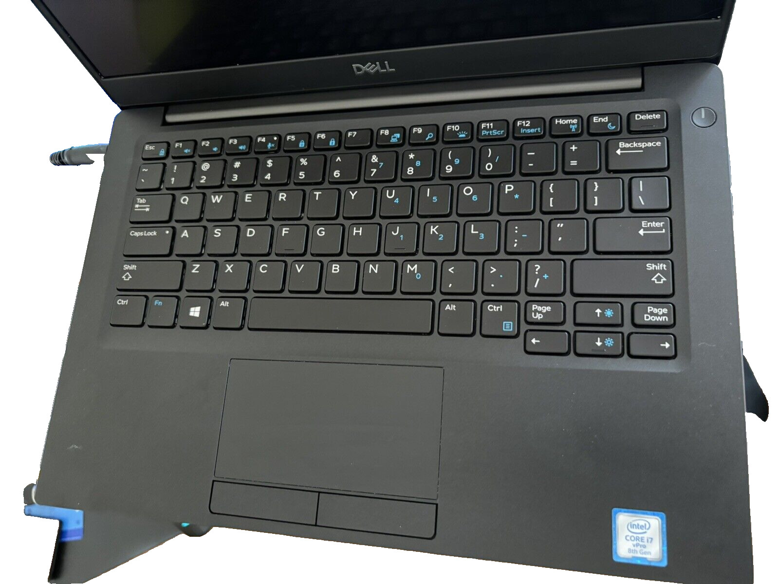 No Charger, Includes Battery, No Storage/RAM, Dell Latitude 7390; i7-8650U