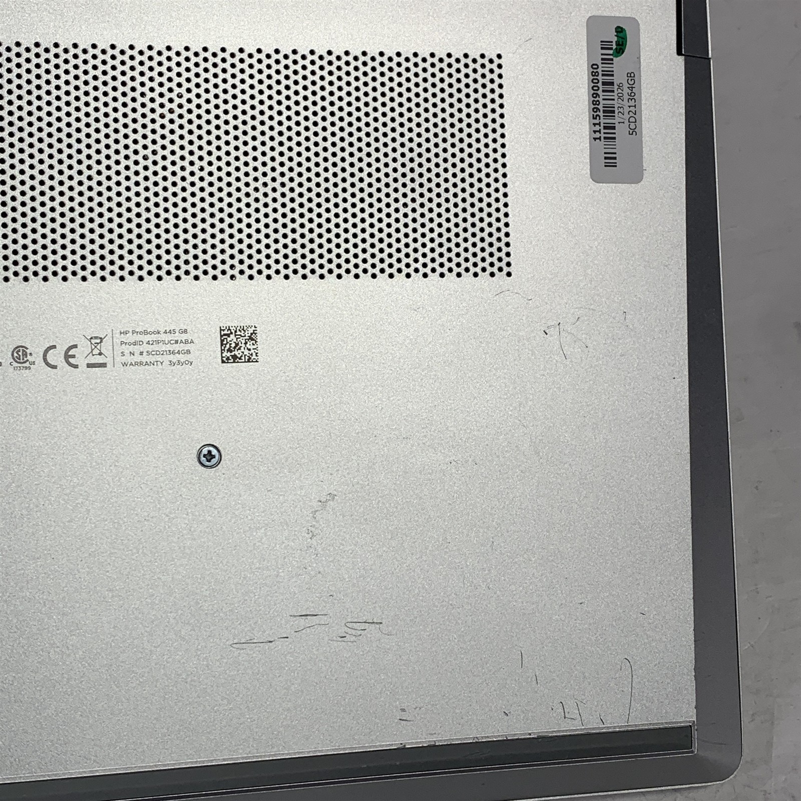 HP ProBook 445 G8 14″ Laptop Ryzen 5 5600U 2.3GHz 8GB – NO DRIVE