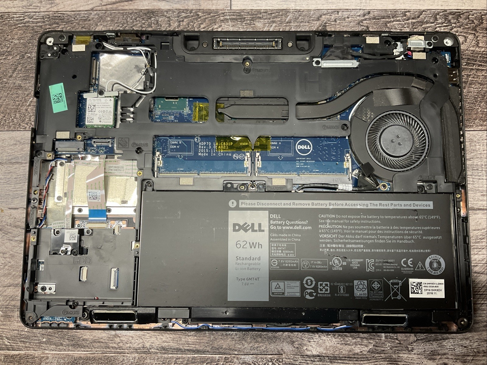 Latitude E5470 / i5 6th / No RAM Laptop Notebook PC / B3N