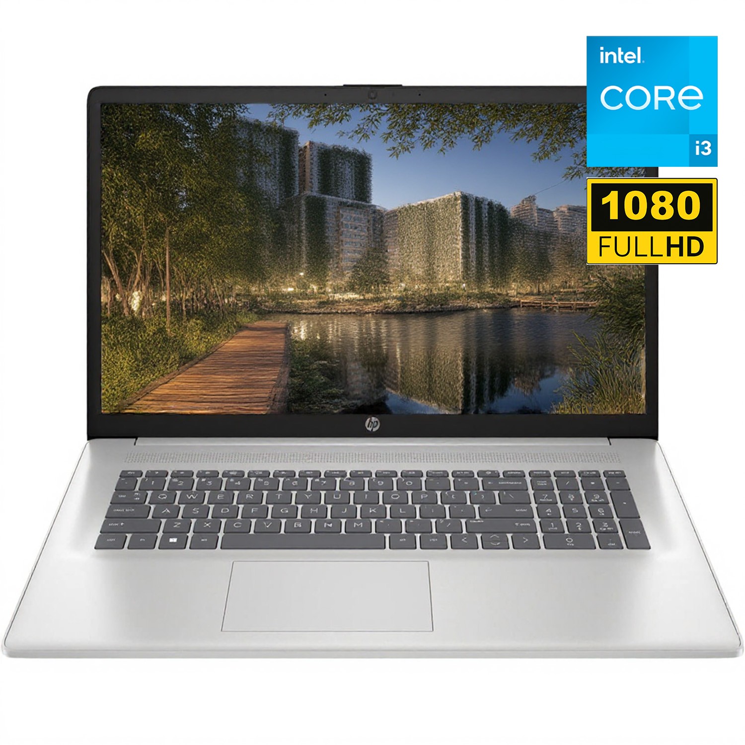 HP Laptop 17.3 in FHD, 8 core Intel Core i3 N305 Processor 16GB RAM 1TB SSD new