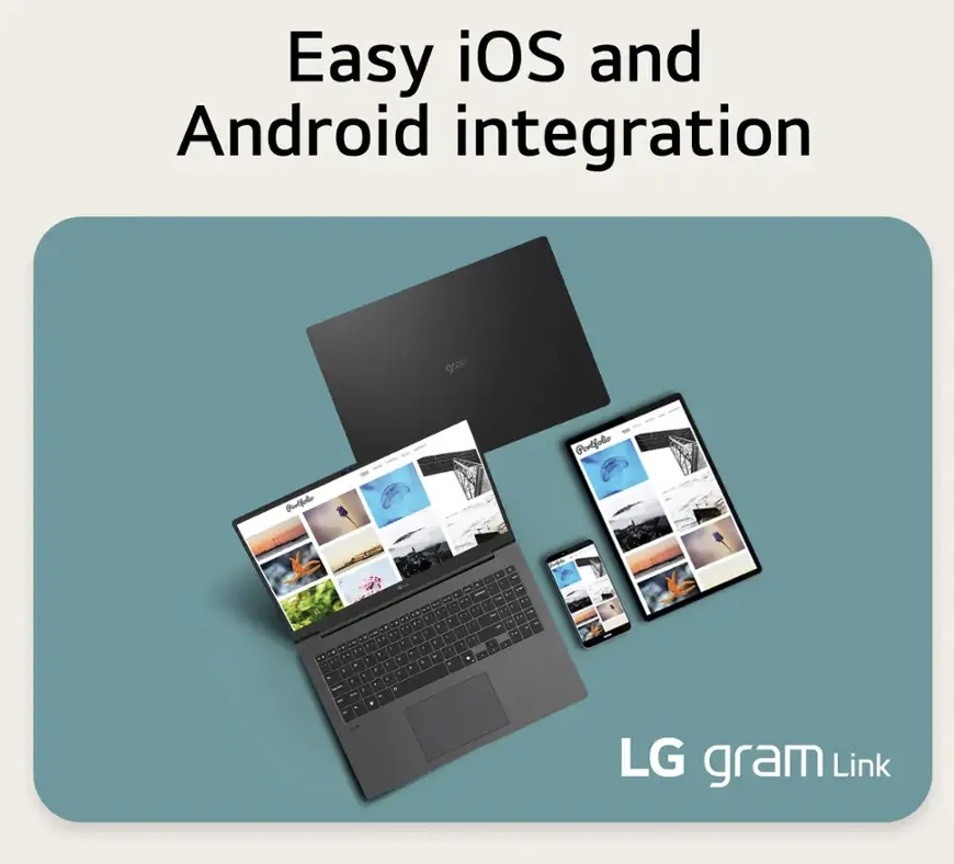 LG gram AI Powered 17″ WQXGA Touch Intel Ultra 9-288V 32GB 1TB SSD W11H Laptop